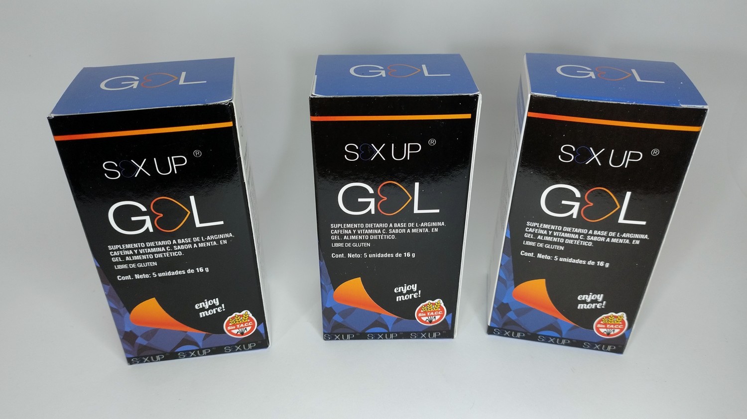 SexGel · caja de gel de menta Sex Up